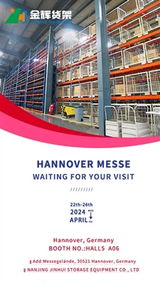Fabryka regałów paletowych magazynowych - zaproszenie na targi Hannover Messe